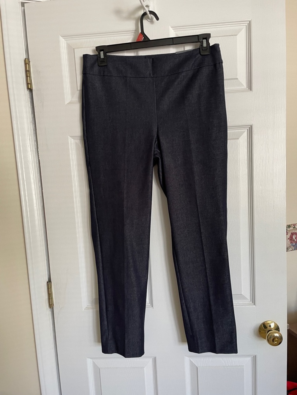 Talbots Chatham  Straight-Leg Pull-On Pants in Dark navy